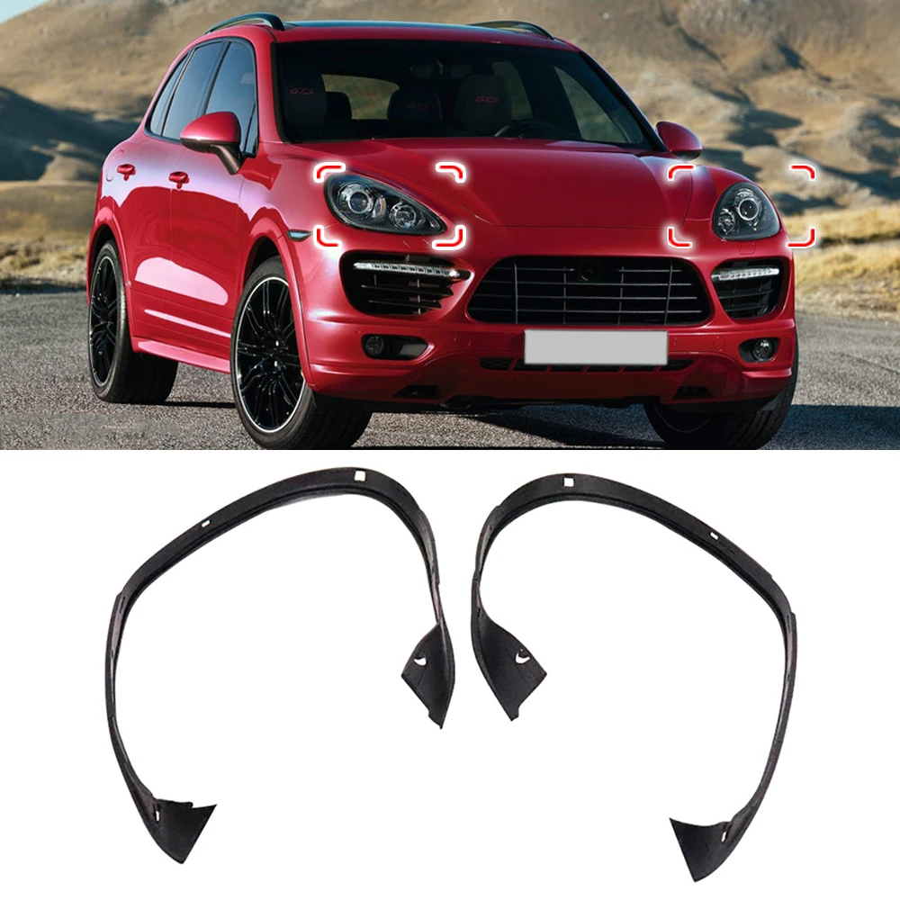 K-автомобильная резиновая уплотнительная полоса для фар фотодекоративная Porsche