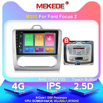 

MEKEDE 4G LTE For 2004 2005 2006-2011 Ford Focus Exi AT Android 10 2 DIN 9 Inch GPS Navigation Touchscreen 8-core Car Radio