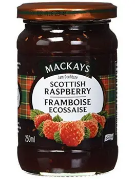 

Mackays Scottish Raspberry Preserve 340g - mit feinsten schottischen Himbeeren