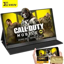 EVICIV 15 6 портативный игровой монитор PS4 Call Of Duty Xbox One Nintendo Switch