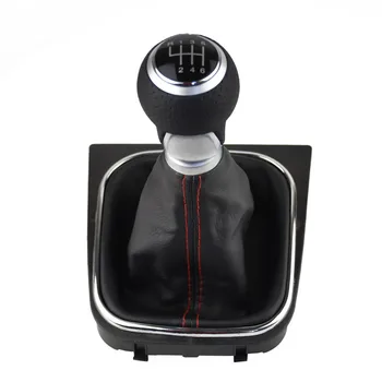 

6 Speed Manual Gear Shift Knob Handle Head Car Stick Lever Shifter For V-W Volkswagen Golf 5/6 MK5/6 Scirocco(2009) Octavia