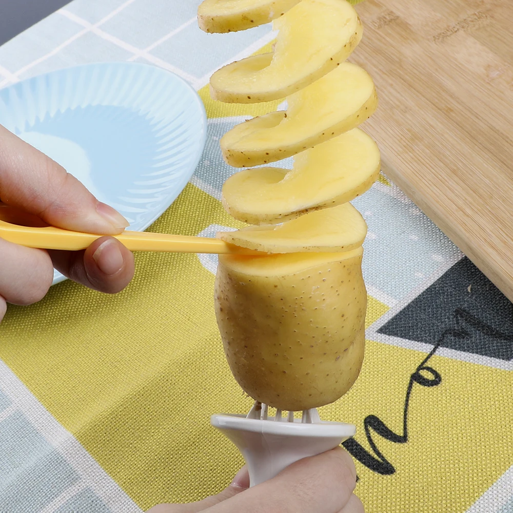 Нож для спиральной нарезки картофеля Twisted Tornado Rotato резак для картофеля DIY ручные кухонные инструменты для приготовления пищи кухонный гаджет