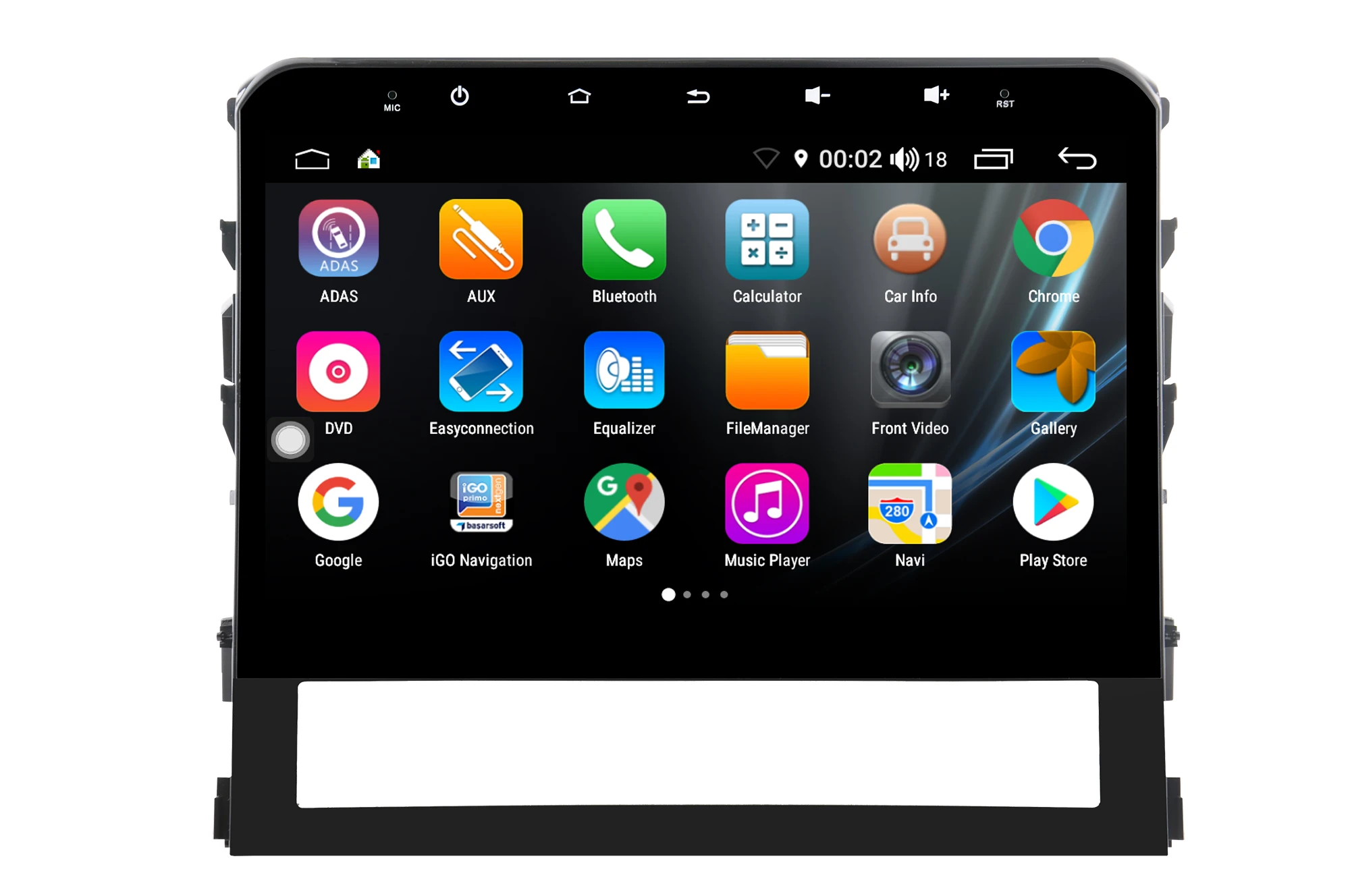 NaweiGe 10,1 дюймов S300 Android восьмиядерный 9,0 4+ 32 гб автомобильный dvd для Toyota Land Cruiser 200- LC200 авторадио стерео