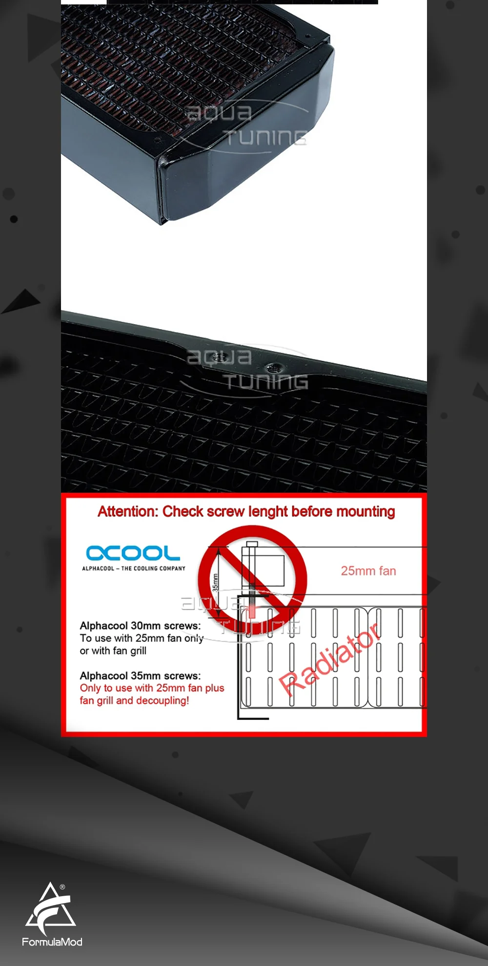 Холодный ряд полный Медь радиатор Alphacool NexXxoS XT45 полный Медь 140 мм