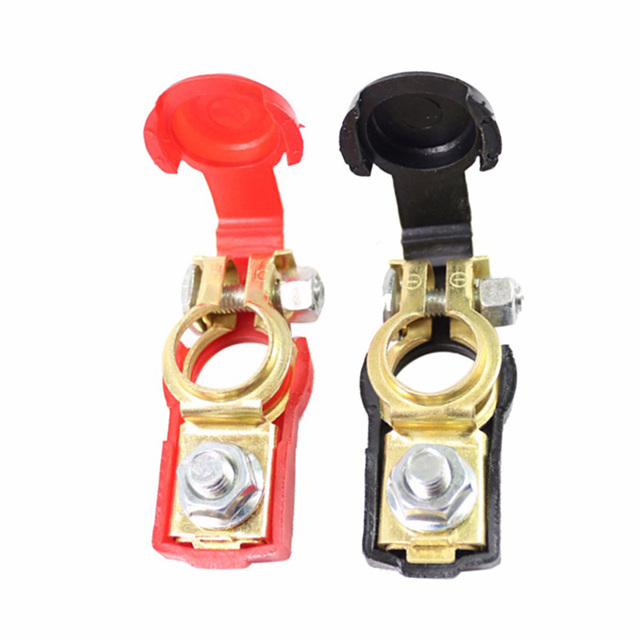 12V 24V Automotive Car Top Post Battery Terminals Wire Cable Clamp Terminal Connectors Car Accessories