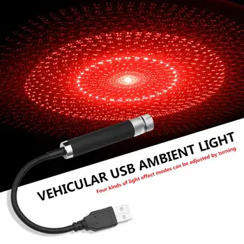 

USB Car Roof Star Light Low Heat Radiation with Long Service Life Interior LED Starry Laser Atmosphere Projector Lights