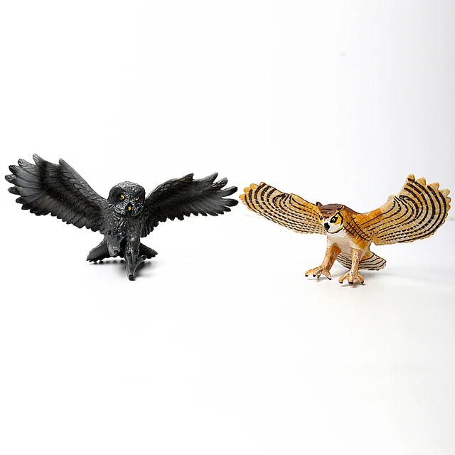 Wild Birds Animals Turkey Macaw Owl Eagles Ostrich Pelican Figurines Toy Animal Action Figure 3