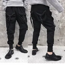 Джоггеры для мужчин брюки размера плюс модные повседневные Мягкие уличные спортивные штаны для бега на шнурке с принтом облегающие спортивные штаны