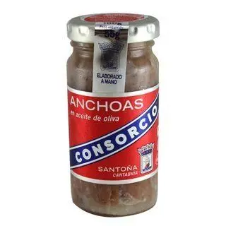 

Semiconserva -Filetes De Anchosa En Aceite De Oliva Consorcio 100 G Netos