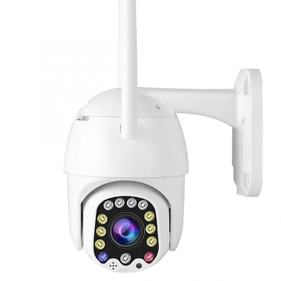 Интеллектуальная 1080P Wifi PTZ камера 12LED Водонепроницаемая CCTV 110-240V