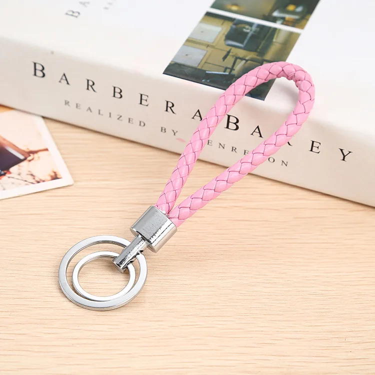 Плетеный веревочный брелок полностью ручной работы из плетеной кожи Shuanghuan, брелок для ключей, небольшие подарки