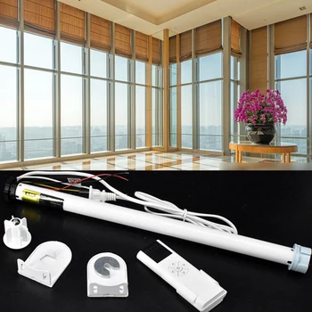 

100-240V Accessories Visor Electric Easy Install Soft Repair Tubular Remote Control Roller Shade Motor Office