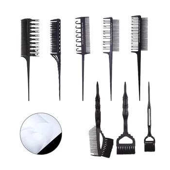 

9pcs Hair Color Mixing Dye Kit Hair Coloring Set Salon Tool Hair Dyeing Tint Brush Comb Hair Dye Tools for Home & Salon