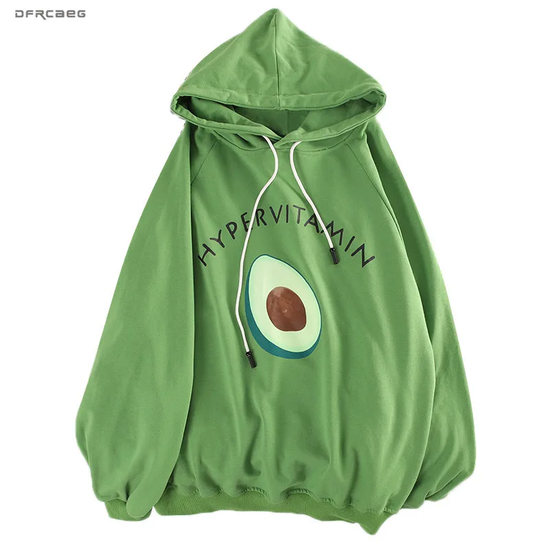 

Loose Harajuku Hoodies Top Women 2019 Autumn Streetwear Casual Long Sleeve Ladies Oversize Hooded Sweatshirt Female