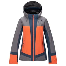 Новая женская лыжная куртка с капюшоном, ветрозащитная лыжная куртка, зимняя теплая дышащая водонепроницаемая Спортивная куртка для катания на лыжах, сноуборде, пальто