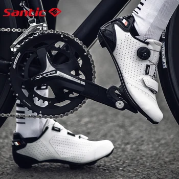 

Santic Cycling Shoes Road Bike Anti-skid Wear Resistant Profession Self-Locking Zapatos Mtb Hombre Ciclismo Cycling Shoes