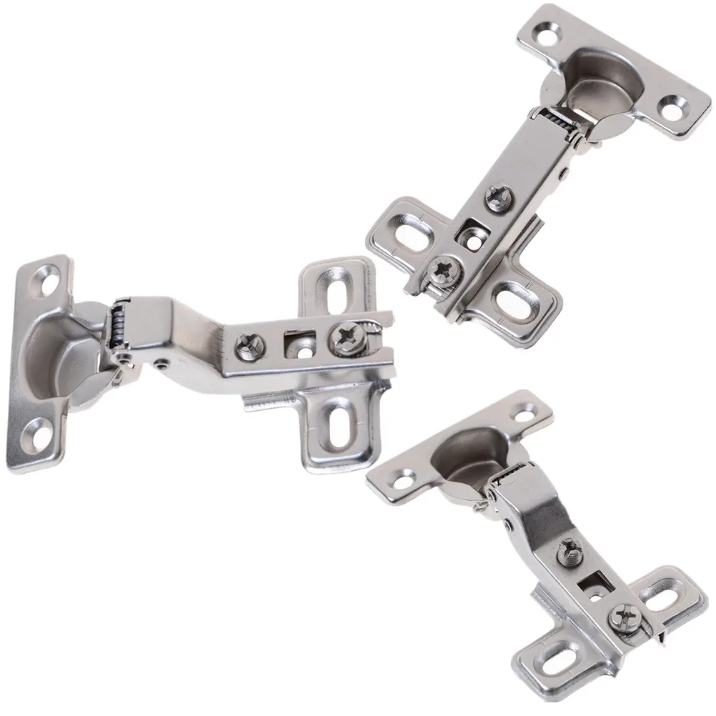 1 PCS 3 Styles 3 Inch No-Drilling Hole Cabinet Hinge Spring Frog Hinge Full Overlay Cupboard Door Hinges