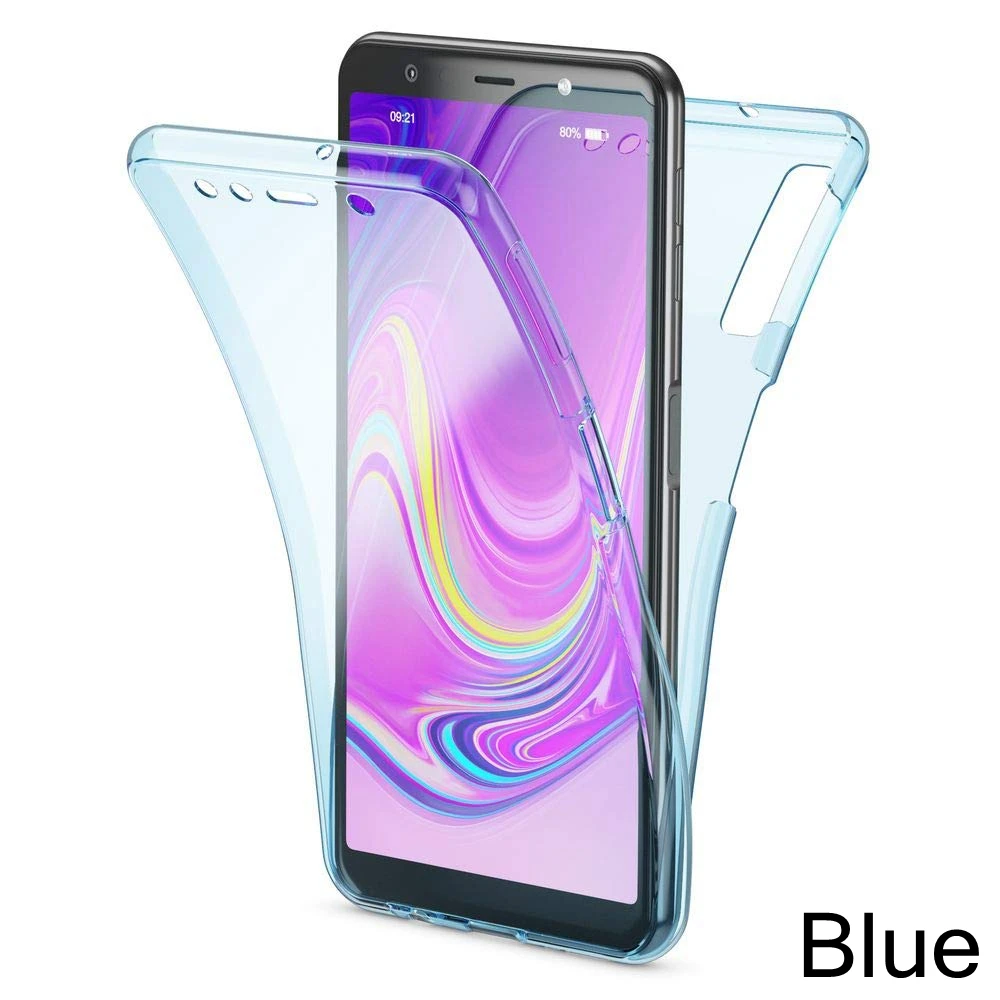 360 Double Silicone Case For Huawei P20 P30 Pro P10 P40 Y5 Y6 Y7p Y7 P Smart Plus 2019 Mate 20 Honor 20s 10i 10 Lite 8A 8S Cover