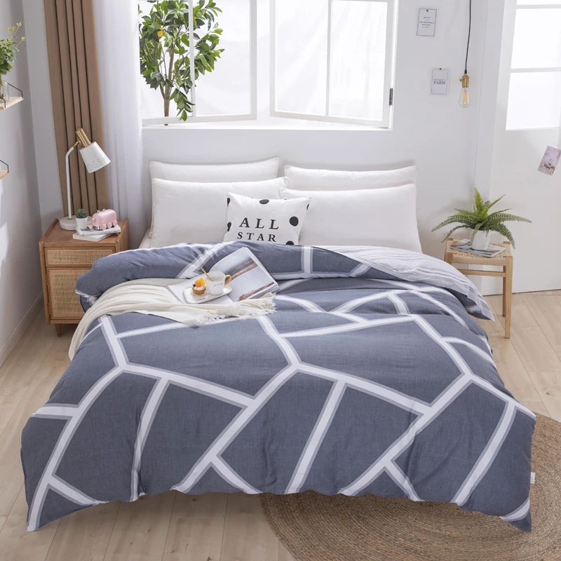 1pc 100 Cotton Duvet Cover High End Embroidered Solid Comforter Cover Single Double Queen King Size Quilt Covers Duvet Cover Aliexpress