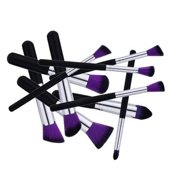 

Foundation Blending Blush Makeup Tool Powder Eyeshadow Cosmetic Set 10 Pcs Makeup Brushes Set Cosmetics