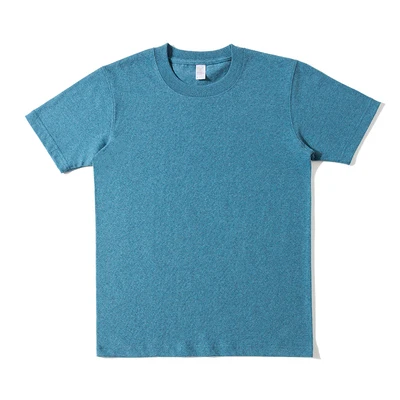 Высококачественная летняя хлопковая футболка унисекс с коротким рукавом, Женская однотонная Повседневная Базовая футболка с круглым вырезом, мужские свободные футболки, топ размера плюс - Цвет: sky blue
