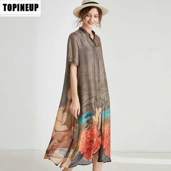 

Women Robe short Sleeve Loungewear Full Length Housecoat Loose L Printing Summer New Arrived Shirt Popular Long Clothes