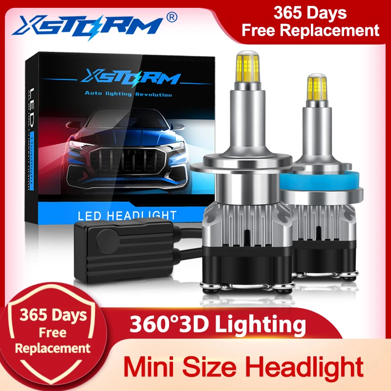 2Pcs 3D 36 CSP H1 H3 H7 LED Canbus H8 H11 9005 HB3 9006 HB4 Led Headlight Bulb Turbo Car Lights 60W 16000LM 12V 24V 6000K White