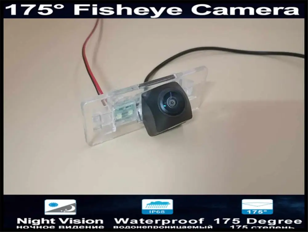 1080P Fisheye 175 градусов MCCD заднего вида Камера для Audi RS5 2011 2013 Q3 2013 Q5 2009 2010 2011 2012 2013 автомобиля