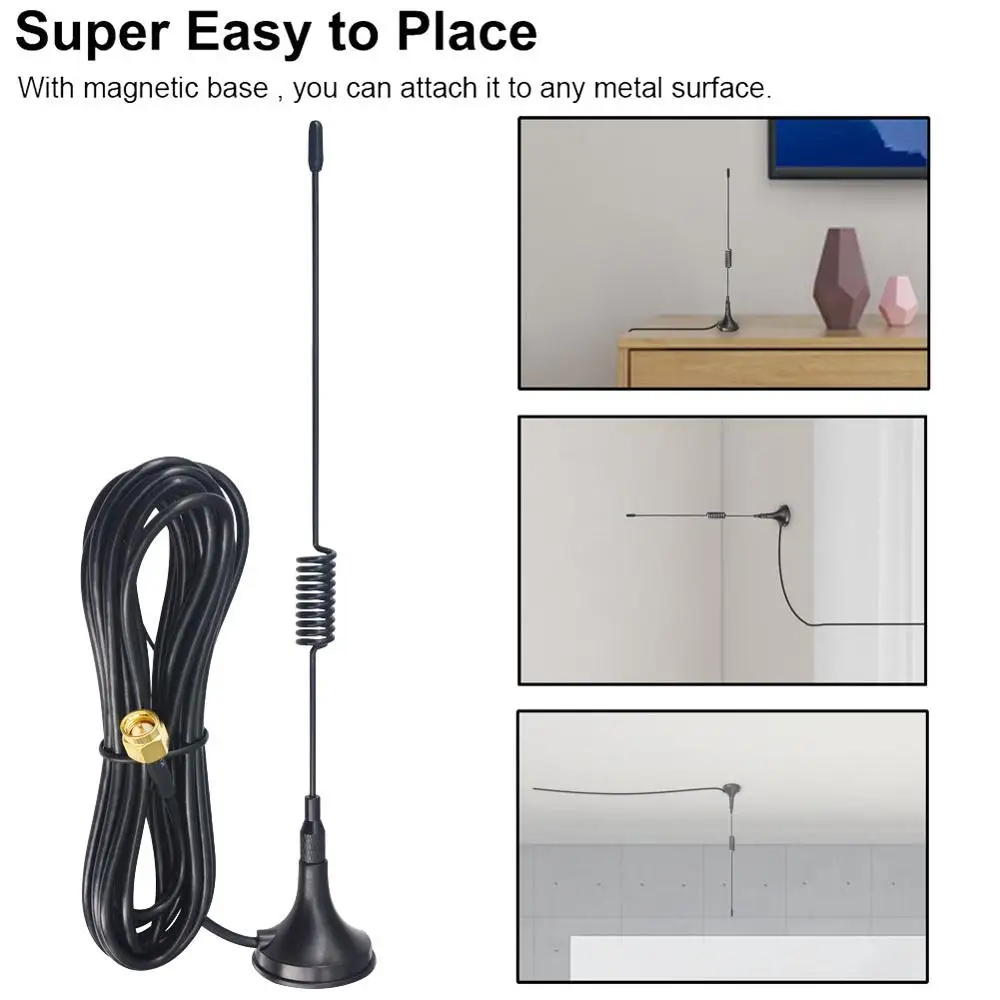 Gains ADS-B 1090Mhz Antenna DIY Adapter SMA TS9 TNC CRC9