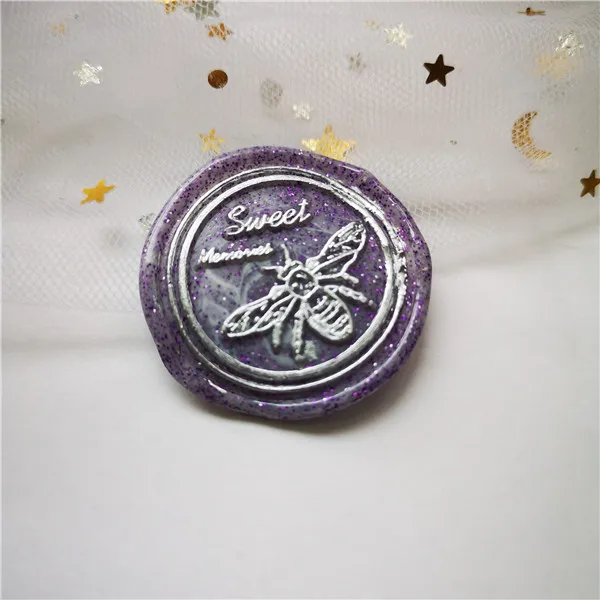 

Sweet memory of Bee happy stamp head of Retro Wood Stamp Sealing Wax Seal Stamp Wedding Decorative sealing Stamp wax seals