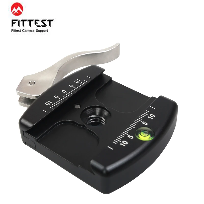 FITTEST 55mm LeverRelease Clamp ArcaSwiss RRS Compatible Tripod Ballhead Mount Quick Release