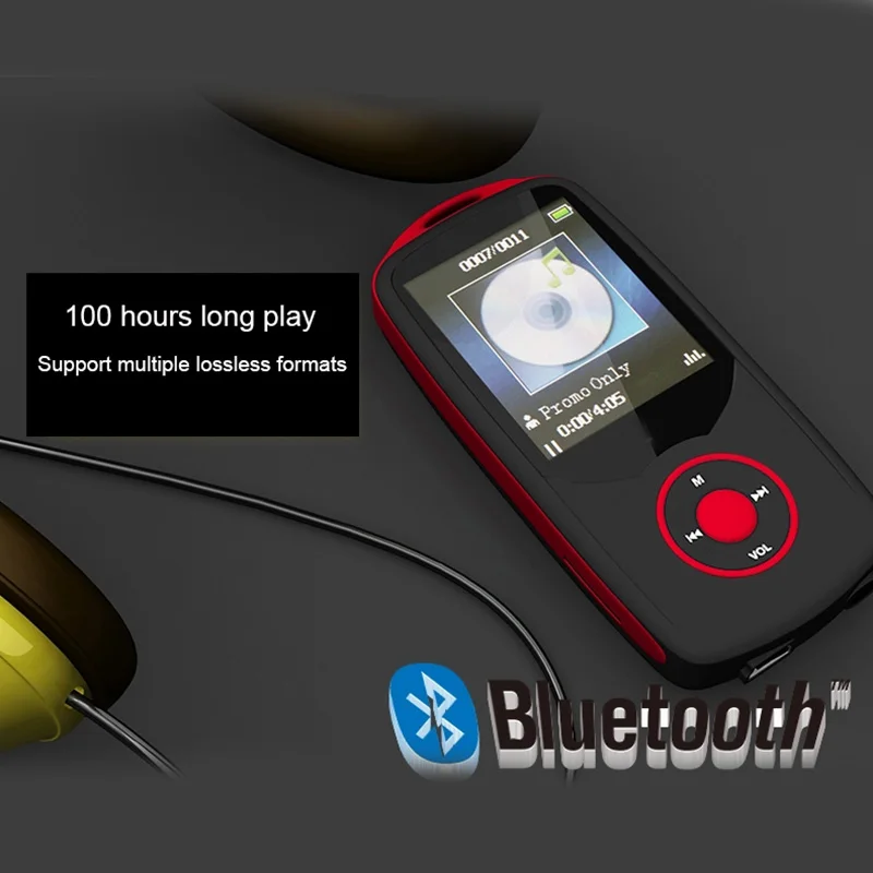 4 ГБ Bluetooth Спорт Bluetooth MP3-плеер записывающая ручка электронная книга чтение изображения просмотр fm-радио GT66