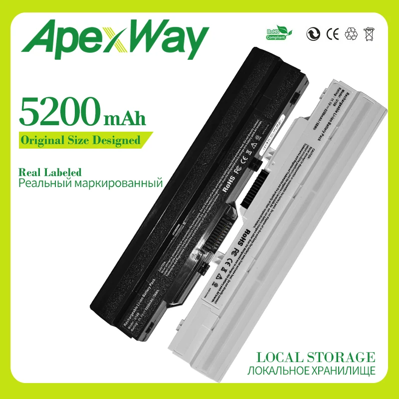 

5200mah 11.1v laptop battery for msi Wind U100 U100X U90 BTY-S11 BTY-S12 BTY-S13 for LG X110 for MEDION Akoya Mini E1210