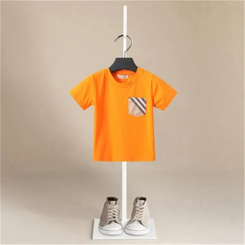 Детская Хлопковая футболка с коротким рукавом на возраст 2 6 лет|Футболки| |