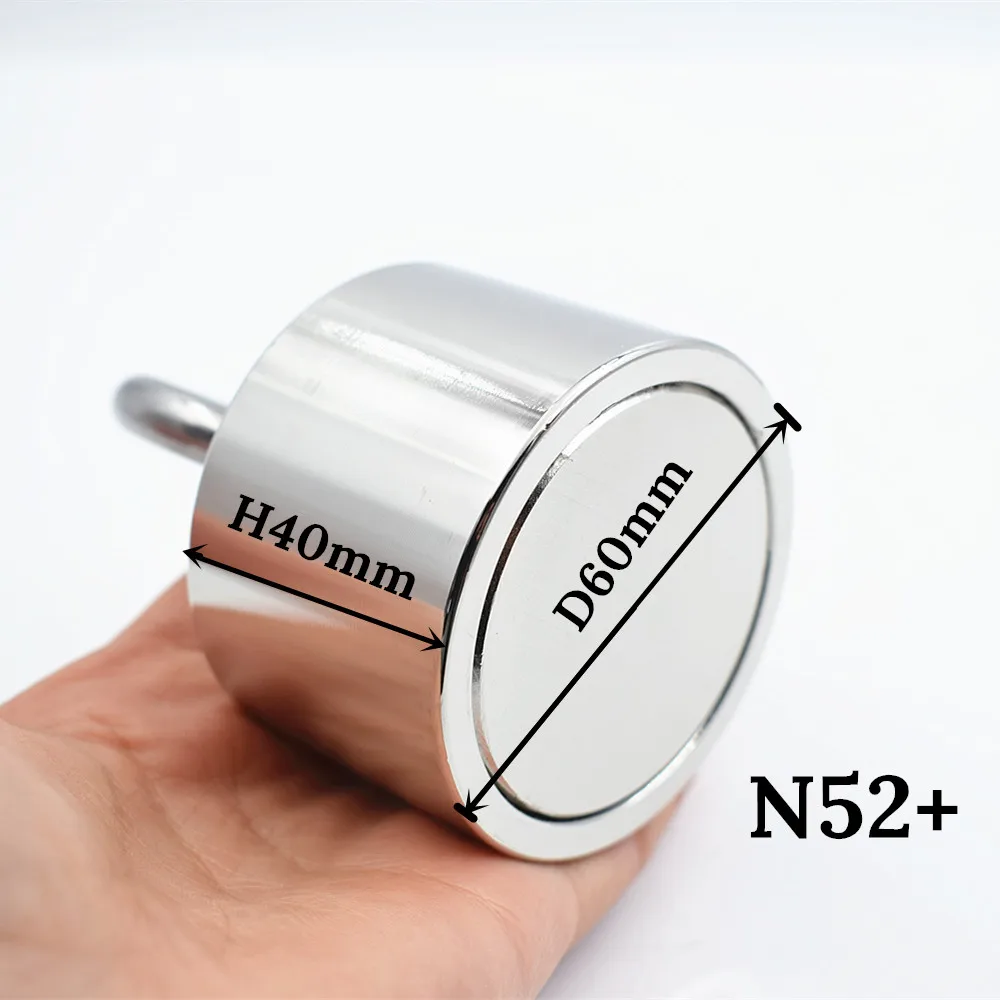 Neodymium Magnets Round N52/N40 Powerful Permanent D40-70mm Super Strong Rare Earth NdFeB