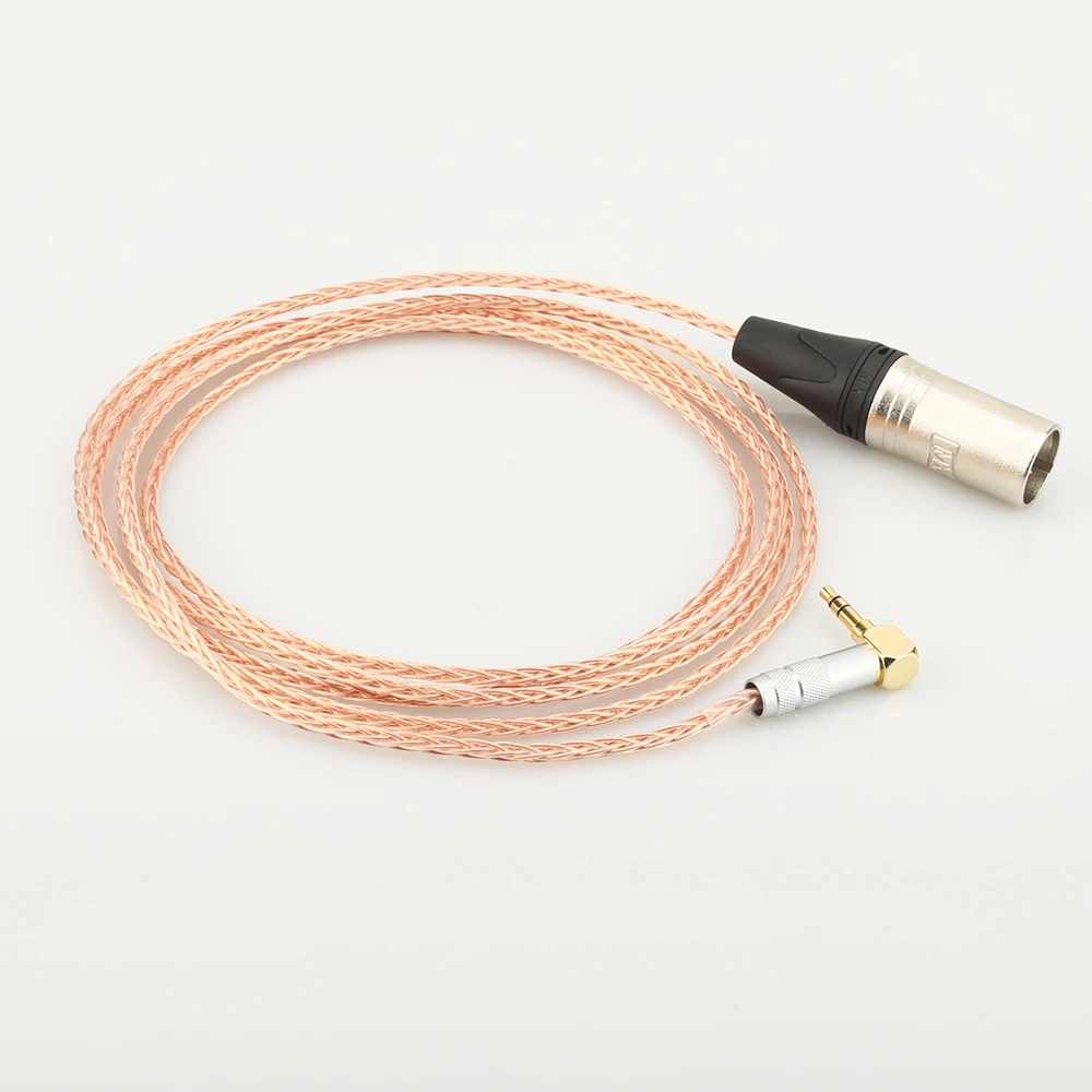 HI End OCC Copper 4pin XLR male Headphone Upgrade Cable for Fostex T60RP T20RP T40RPmkII T50RP