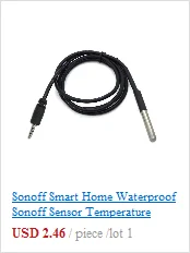 Новое поступление Sonoff датчик Si7021 датчик температуры и влажности Зонд высокий контроль точности модуль для Sonoff TH10 и Sonoff TH16
