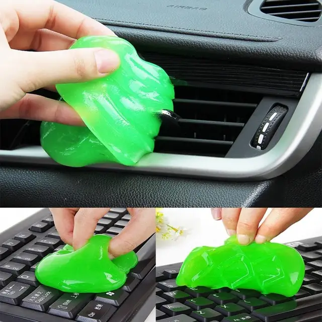 Car Cleaning Soft Plastic Clean stain Multi-function Air Conditioning  Outlet Dusting Mud Paint Cleaner Polishe All Glue Sticker - AliExpress