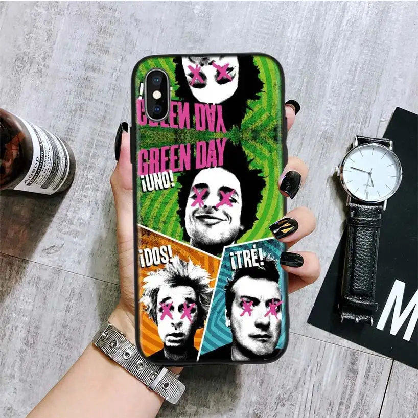 Green Day Special Edition Black Back Cover Phone Case For Apple IPhone 11 Pro XS MAX XR 7 8 6 6S Plus X 10 Ten 5 5S SE Coque She