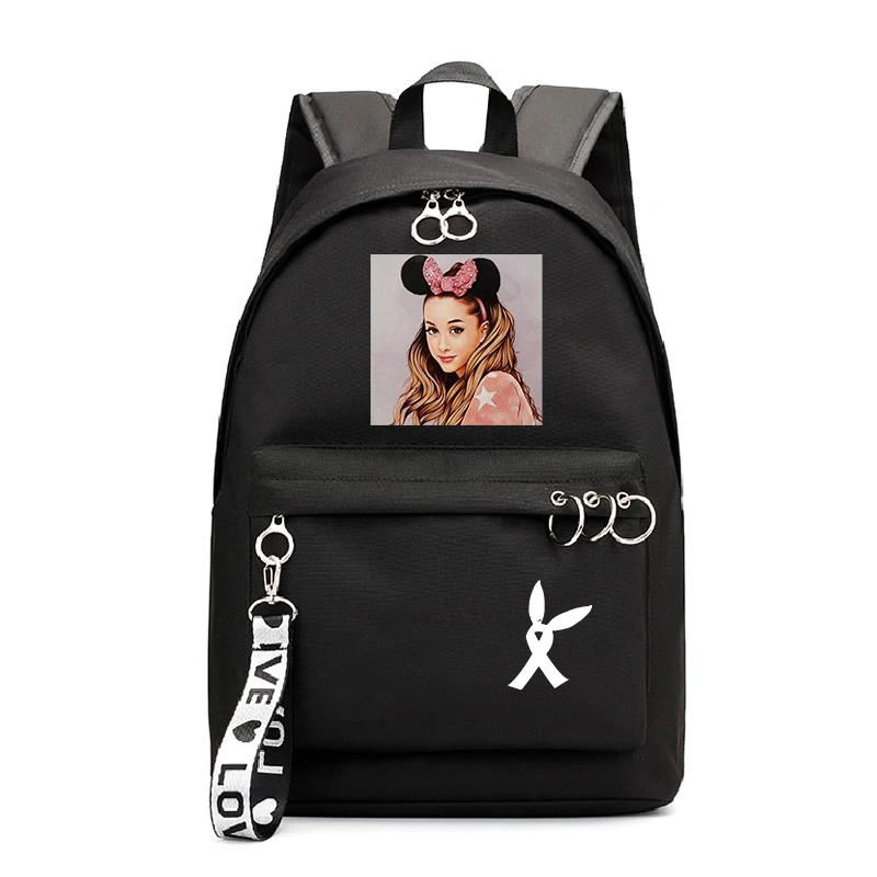 Mochila Ariana Grande, рюкзаки, Мини рюкзаки для женщин, школьные сумки для девочек-подростков, рюкзак для ноутбука, рюкзак для путешествий в стиле хип-хоп