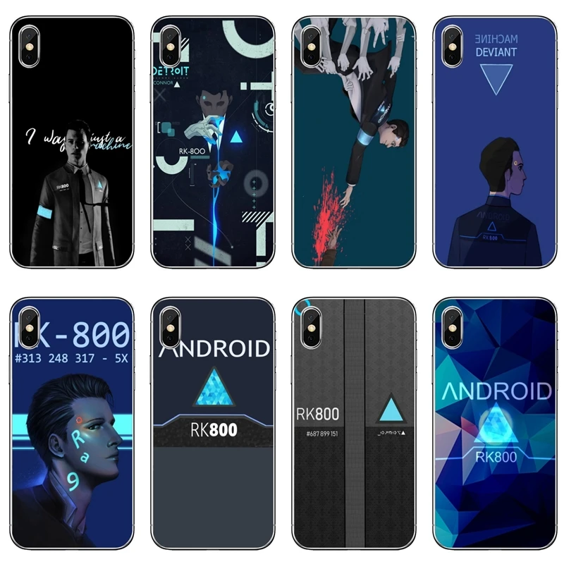 Детройт стать человеком RK800 Коннор для Huawei Honor 10 9 Lite 8C 8X 7C 7X 7A V10 Y9 Y7 Y6 prime pro 2018 2019