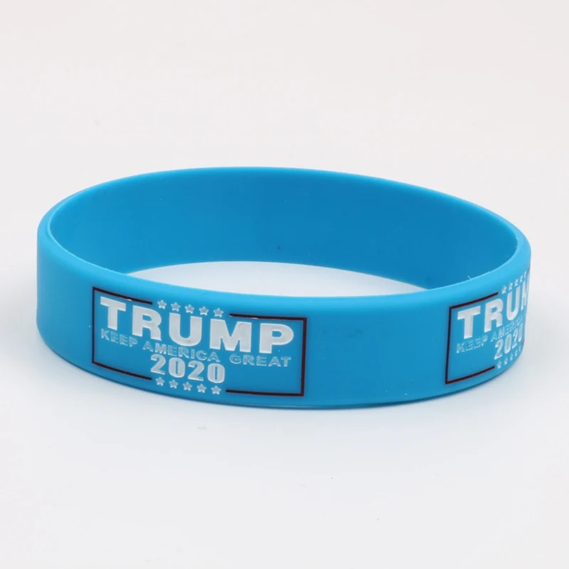 Мода 1 шт Trump Keep America Great силиконовый браслет красный синий козырь поддерживающий Браслет резиновые браслеты подарки