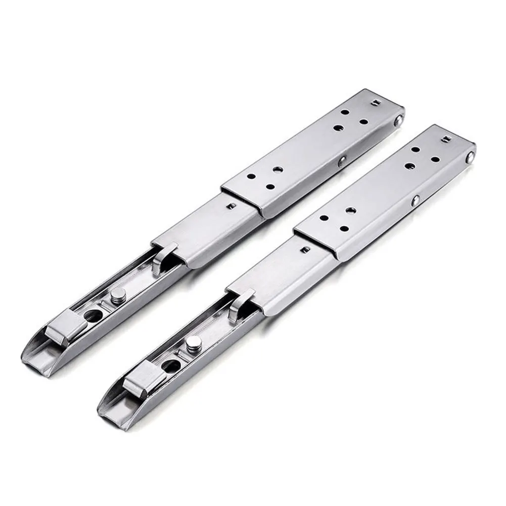 

1 Pair Stainless Steel Folding Table Bracket Shelf Bench Heavy Duty 75KG Load J8 #3
