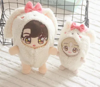 

[MYKPOP]KPOP Doll's Clothes & Accessoires- Bunny Hooded Bodysuit for 20cm and 15cm Dolls(without doll) E9 SA19120102