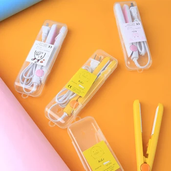 

Mini Portable Hair Curl Straightener Flat Iron