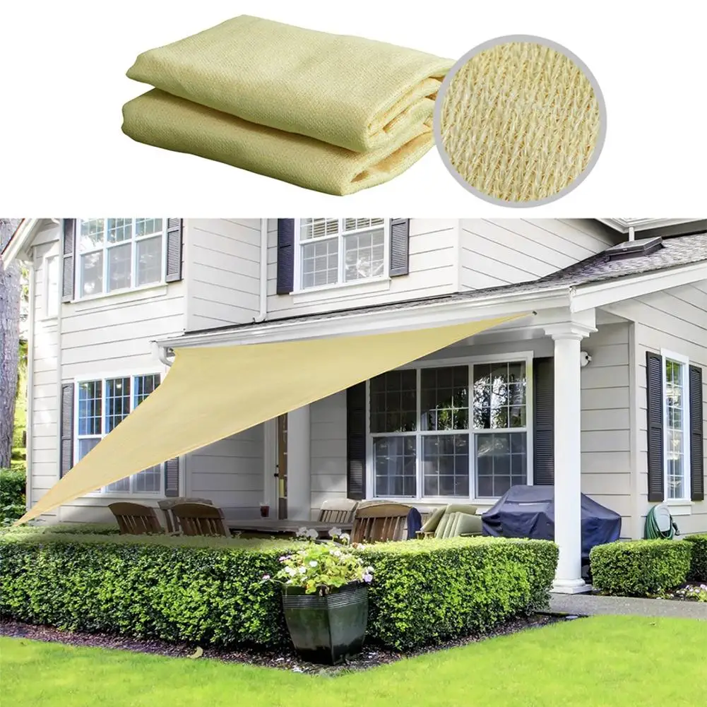 Triangular Sun Shade Sail UV Protection Sun Shade Sail Canopy Block