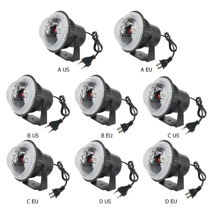 Christmas Decoration LED Magic Ball Laser Lamp Rotary Party Wedding KTV Stage Light Xmas Decor