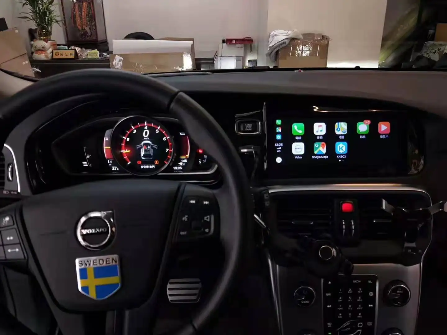 

8.8" Six core Android 9.0 Car GPS radio Navigation for Volvo V40 2013-2019 with OBD DVR 1080P