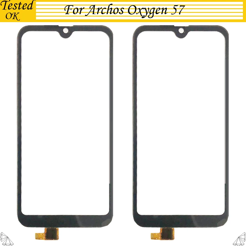 10 шт./лот для Archos Oxygen 57 сенсорный экран дигитайзер панель Стекло на сенсорный экран