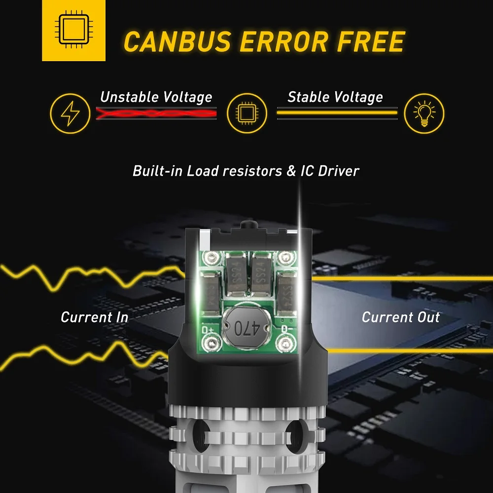 2x T20 W21W WY21W 7440 7440NA СВЕТОДИОДНЫЙ ПОВОРОТНЫЙ лампы сигнального освещения Canbus ОШИБОК Нет Hyper Flash авто светодиодный светильник 12 В Янтарный Желтый